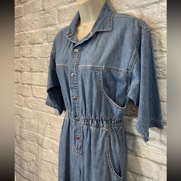 OVERLOVER Revolve Women's Hope Cool Blue Denim Jumpsuit Sz XS NEW - Picture 6 of 12